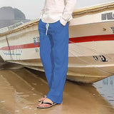Men's Solid-color Lightweight Casual Loose-fitting Versatile Trousers