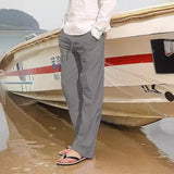 Men's Solid-color Lightweight Casual Loose-fitting Versatile Trousers