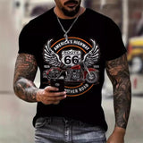 3D Printed Animal Style Vintage Quick-dry T-shirt