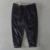 Retro Corduroy Loose-fit Trendy Workwear Casual Pants