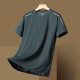 Men's Sporty Fashionable And Minimalist Short-sleeve Shirt