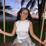 Solid-color Sleeveless Ruffled Fringed Tank Top