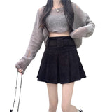 Anti-exposure, Figure-flattering, High-waisted Skirt