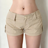 Bold And Distinctive American-style Chic Women's Versatile And Trendy Basic Hot Pants