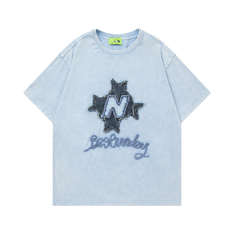 Summer Men's New Light-colored Youthful Short-sleeve Shirt