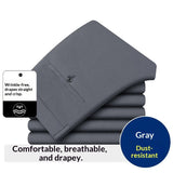 Men's Stretch Casual Pants, Loose-Fit Wrinkle-Resistant, Iron-Free Dress Pants