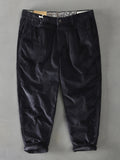 Retro Corduroy Loose-fit Trendy Workwear Casual Pants