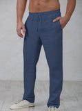 Men's Solid-color Lightweight Casual Loose-fitting Versatile Trousers