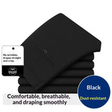 Men's Stretch Casual Pants, Loose-Fit Wrinkle-Resistant, Iron-Free Dress Pants